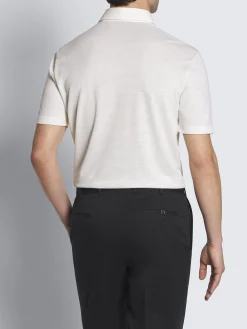 Sale Brioni White tech wool polo